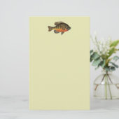 Bluegill Bream Briefpapier (Staand voorkant)