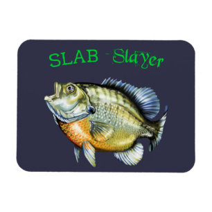Bluegill Sunfish Slab Slayer Magneet