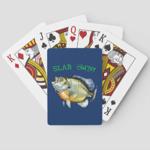 Bluegill Sunfish Slab Slayer Pokerkaarten