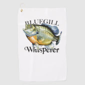 Bluegill Whisperer Vist Towel Golfhanddoek (Voorkant)