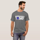 Bluegrass Aujourd'hui couleur foncée Logo T-shirt (Devant entier)