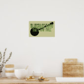 Bluegrass Banjo. Dat is hoe ik moet rollen. Poster (Keuken)