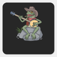 Bluegrass Banjo Frog Country Music Gift Banjo