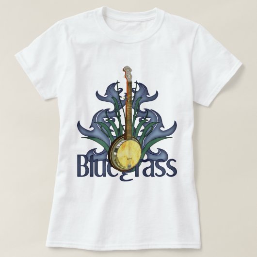 Bluegrass Banjo Music T-shirt (Design voorkant)