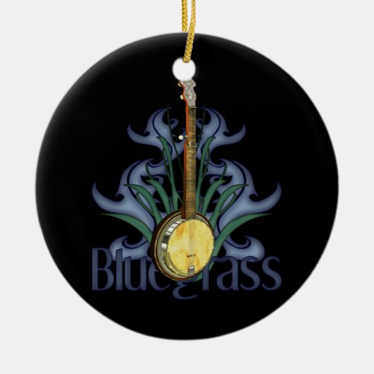 Bluegrass Banjo Personalized Ornament (Voorkant)