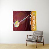 bluegrass banjo wandkleed (In Situ (horizontaal))
