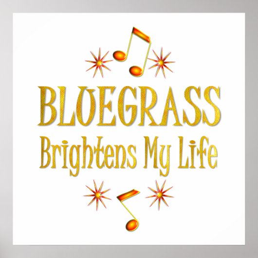 Bluegrass Helpt mijn leven Poster (Voorkant)