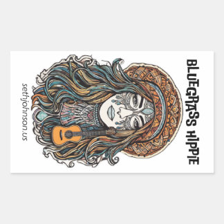 Bluegrass Hippie Sticker