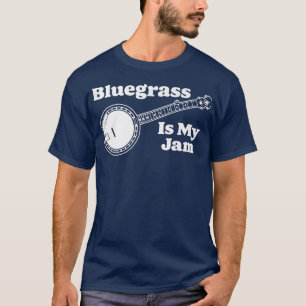 Bluegrass is mijn jam. Funny Banjo Music Gra T-shirt