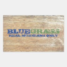 Bluegrass Music Real Musicians Alleen op hout