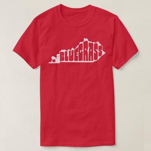 Bluegrass State & Commonwealth Of Kentucky Shape M T-shirt (Design voorkant)