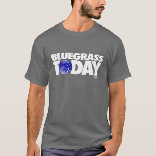 Bluegrass Vandaag Donker Kleur Logo T-shirt