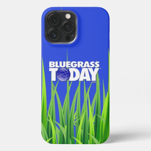 Bluegrass Vandaag Logo Grass iPhone Case Hoesje (Achterkant)