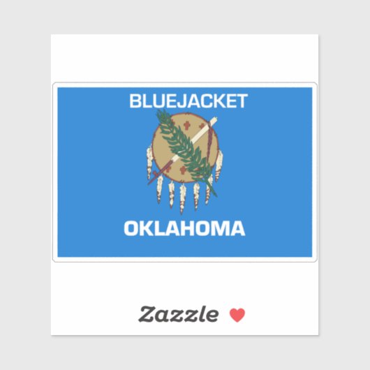 Bluejack Oklahoma Sticker (Vel)
