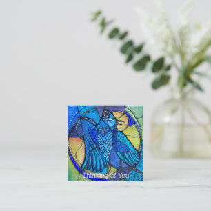 "Bluejay" Denken aan u Kaarten Notitiekaartje