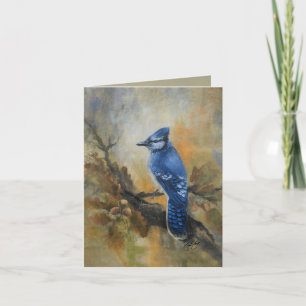 Bluejay Jaybird beroemd gemaakt door Jason Street Bedankkaart