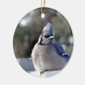 Bluejay Keramisch Ornament (Links)