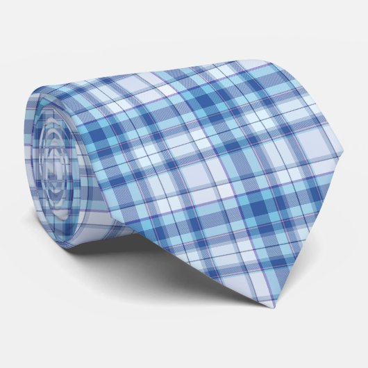 Bluejay Plaid cravate (Roulé)