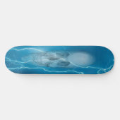 BLUELIGHTING SKULL SKATEBOARD (Horizontaal)