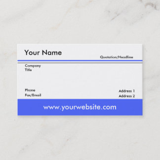 Blueline Professional Visitekaartje