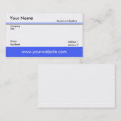 Blueline Professional Visitekaartje (Voorkant / Achterkant)