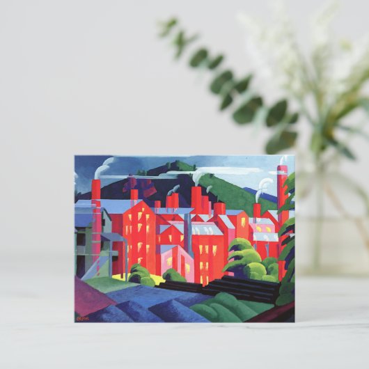 Bluemner - Jersey Zijdefabrieken, Briefkaart (Staand voorkant)