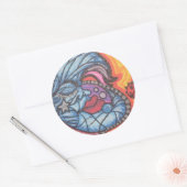 BlUeMoOn Ronde Sticker (Envelop)