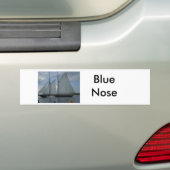 Bluenose Schooner Tall-Ship Racing Bumpersticker (Op auto)