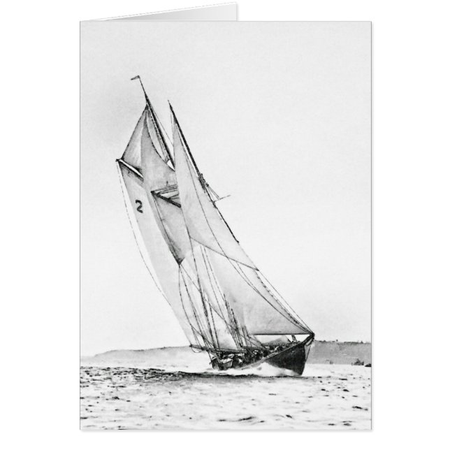 Bluenose snijdt de lijn (Voorkant)