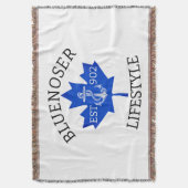 Bluenoser Lifestyle Maple leaf 902 Eh! Deken (Voorkant Verticaal)
