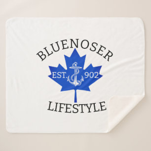 Bluenoser Lifestyle Maple leaf 902 Eh! Sherpa Deken