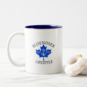 Bluenoser Lifestyle Maple leaf 902 Eh! Tweekleurige Koffiemok