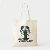 Bluenoser Nova Scotia tartan lobster canvas tas (Voorkant)