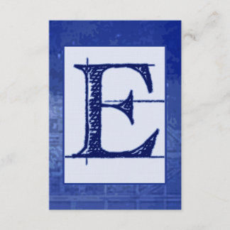 Blueprint "E" Wedding RSVP Kaartje
