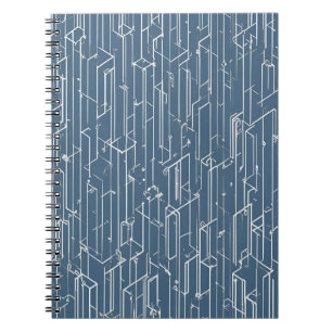 Blueprint Geometry Notitieboek – Slank design