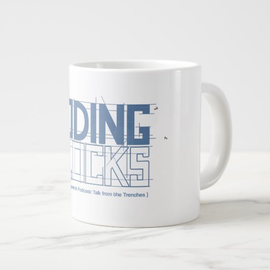 Blueprint Jumbo Mug (Devant droit)