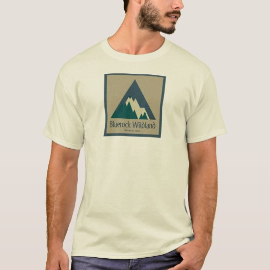 Bluerock Wildland Provinciaal Park Rustiek T-shirt (Voorkant)