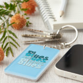 Blues Acryl Sleutelhanger (Voorkant Rechts)