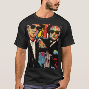 Blues Brothers Pop Art T-shirt-Retro Stijl T-shirt