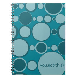 Blues & Bubbles - You Got This voor Tech Vrouwen Notitieboek
