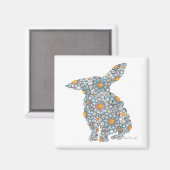 Blues Bunny Magnet Magneet (Voorkant / Achterkant)