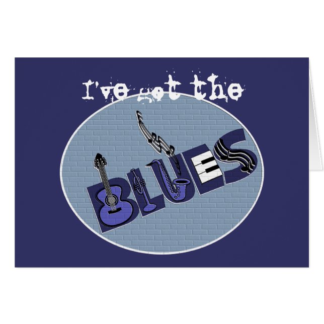 Blues Card (Voorkant Horizontaal)