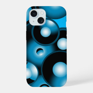Blues Cercle Concentré Orbital Art Abstrait