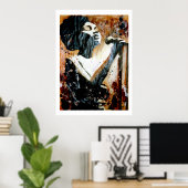 Blues Dans Grand Poster Brown (Bureau à domicile)