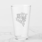 Blues de la rue principale Verre de bière (Dos)