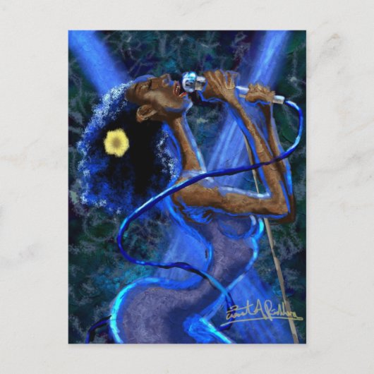 Blues en Rhapsody Carte Postale (Devant)