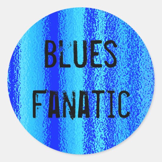 Blues fanatieke stickers (Voorkant)