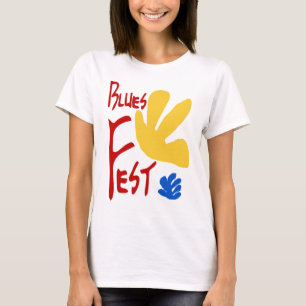 Blues Fest Matisse Style T-shirt
