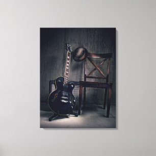 Blues Guitar Canvas Afdruk