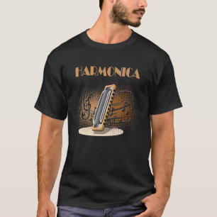 Blues Harmonica mondharmonicist 1 T-shirt